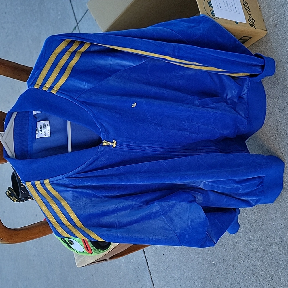 Adidas Velour Track Jacket